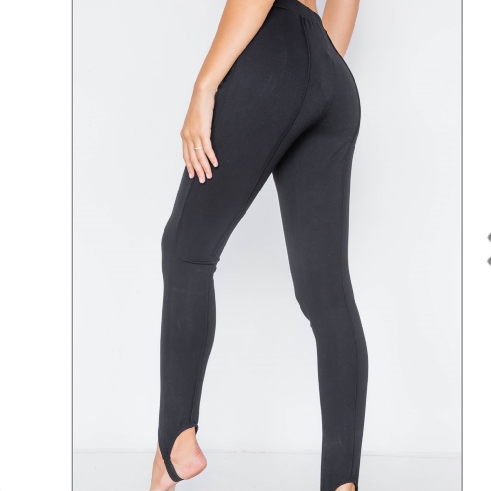 Black Thick Knit Leggings Pant